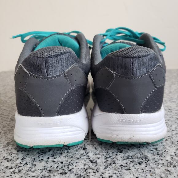 Saucony Womens Sapphire S15220-10 Road‎ Running Shoes Sz 8 Gray Turqouise Hiking - Picture 7 of 12